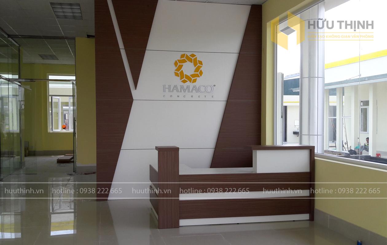 Thiết kế và thi công nội thất văn phòng Hamaco Tân Phú Thạnh