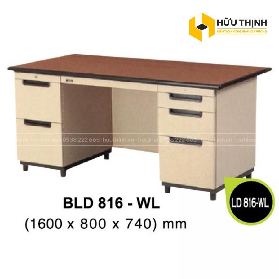 Bàn làm việc văn phòng Leeco BLD816-WL