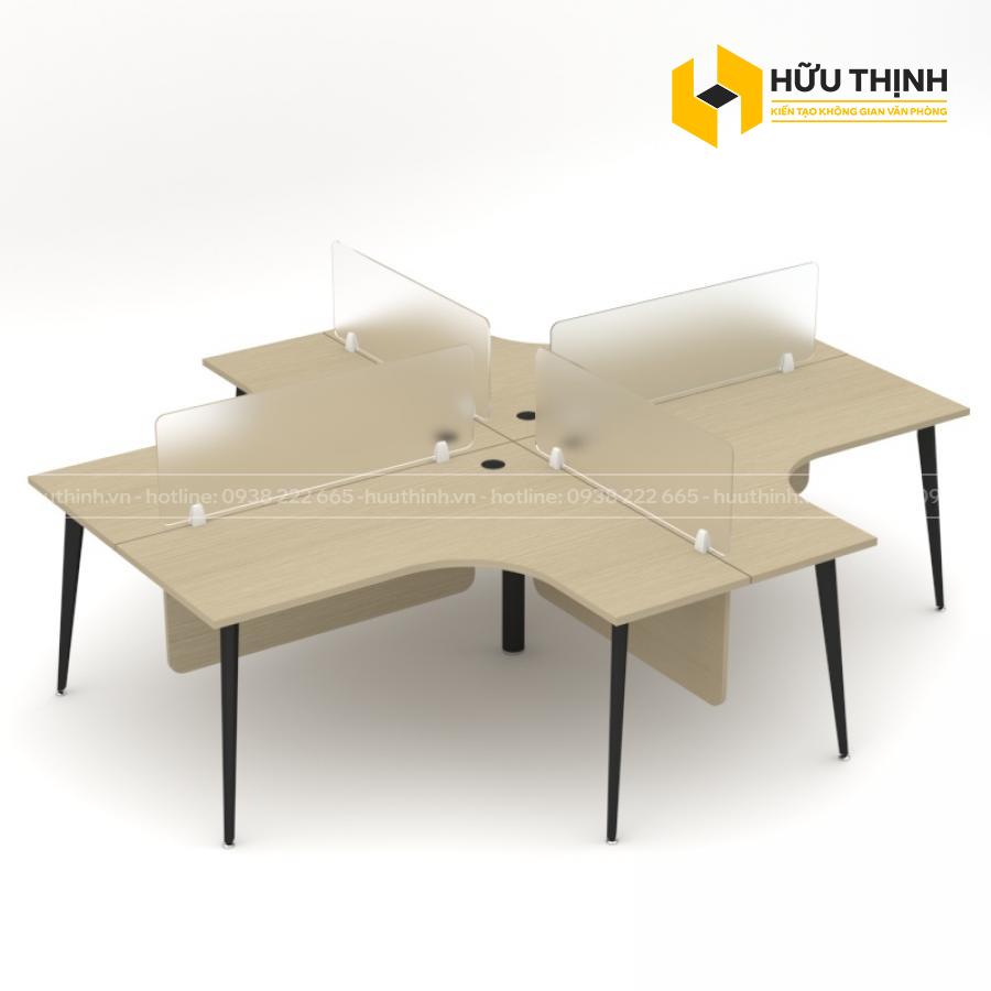Cụm bàn nhân viên 4 chỗ ngồi MD04L-CDG