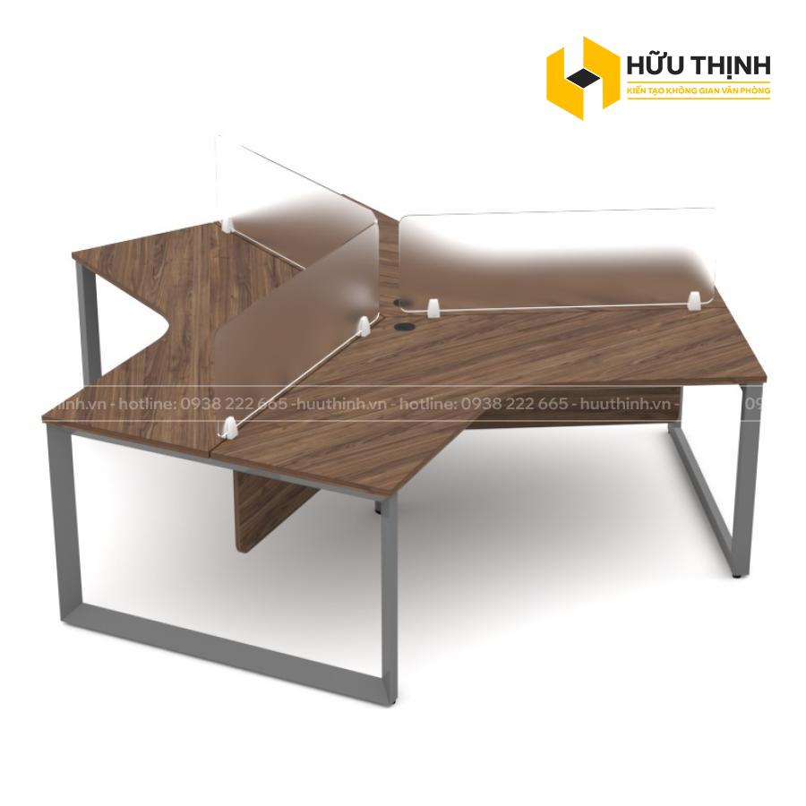 Module cụm bàn văn phòng 3 chỗ ngồi MD03-TGV