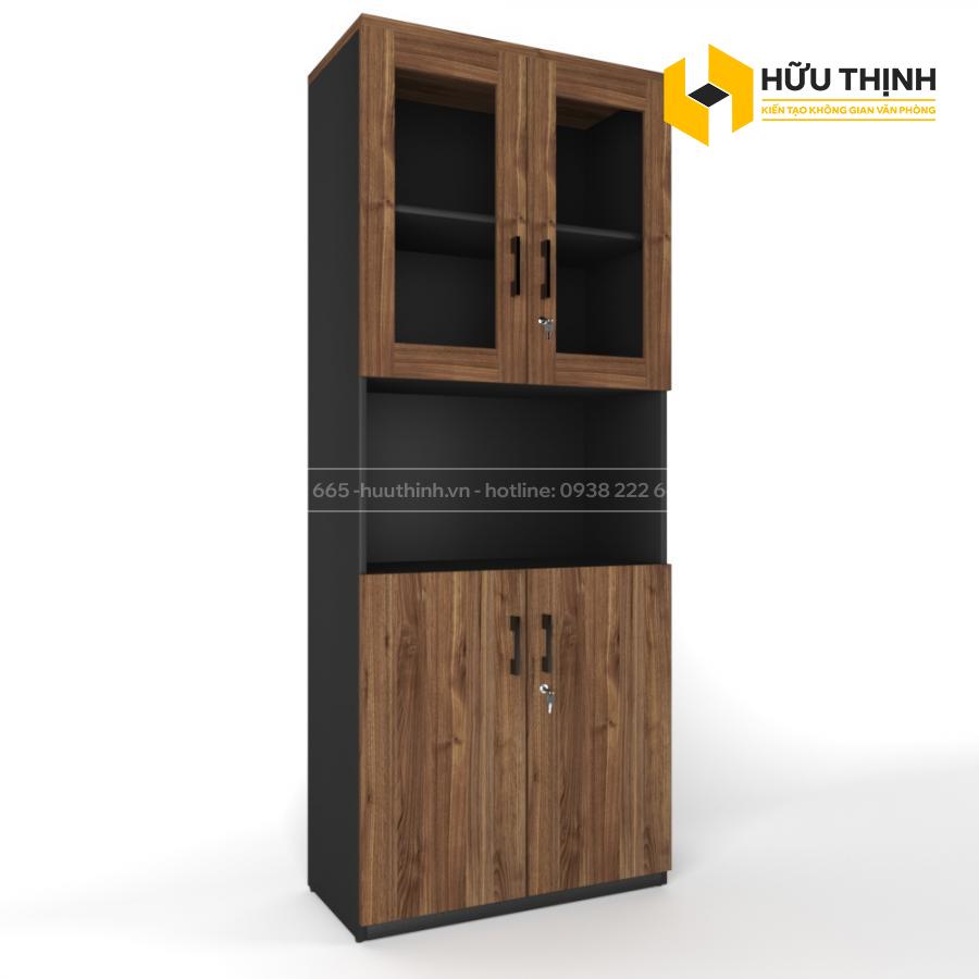 Tủ hồ sơ gỗ cao HBC803B