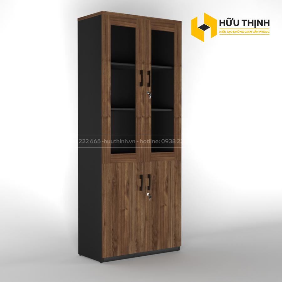 Tủ hồ sơ gỗ cao HCB802B